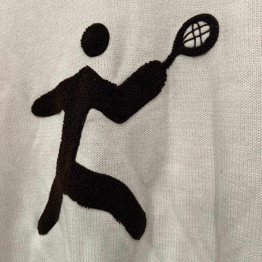 Vintage rare unisex fruit of  loom golden harvest collection sweater tennis puf - Picture 2 of 12